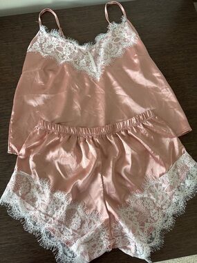 Women’s Silky/Satin Pajamas - Approx XS